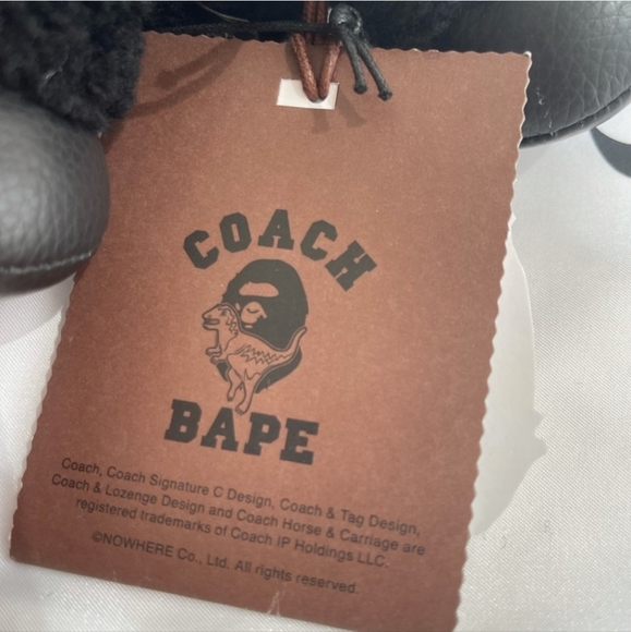 Coach × BAPE Collectible Leather Shearling Doll - Picture 2 of 4